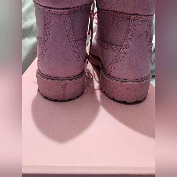 Timberland light pink girls boot 1 - Picture 4 of 6